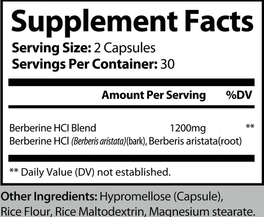 Berberine 1200mg
